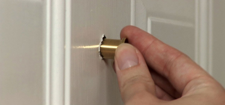 peephole door repair in San Marcos